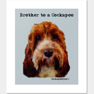 Cockapoo Dog Brother Posters and Art